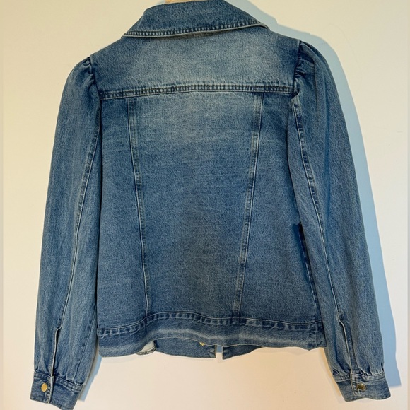 STS Sail to Sable Puff Sleeve Denim Jacket – Size S - Picture 4 of 6